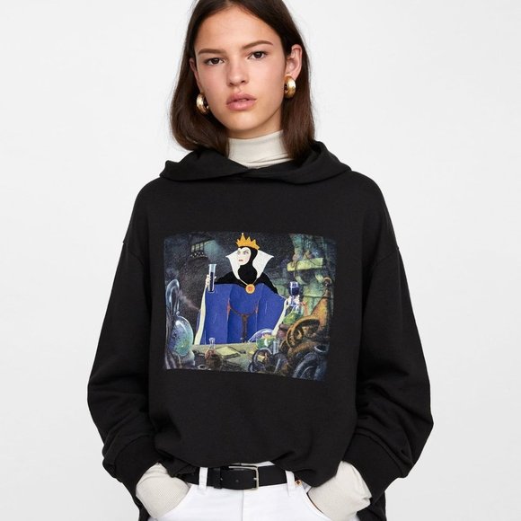 Zara Disney Evil Queen Villain Hoodie 